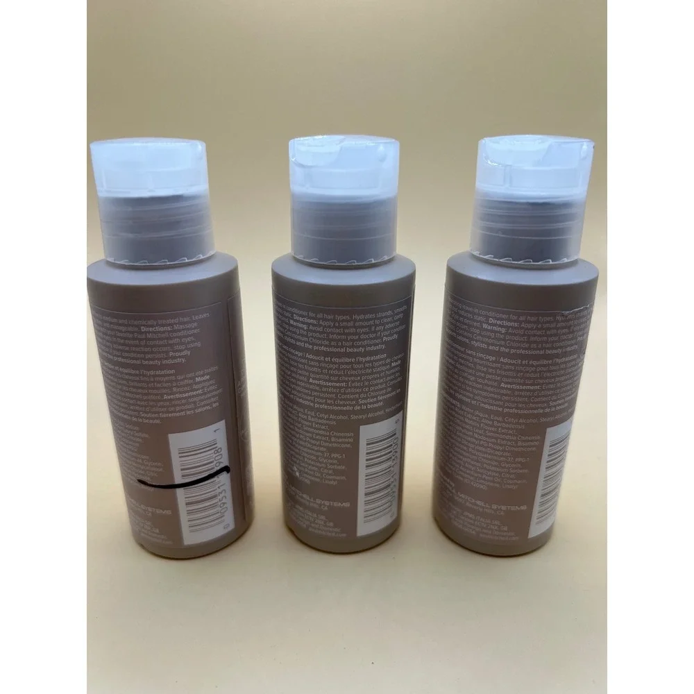 Paul Mitchell Shampoo One and The‎ Conditioner Travel Size Set 2.5oz 3 Pack NEW